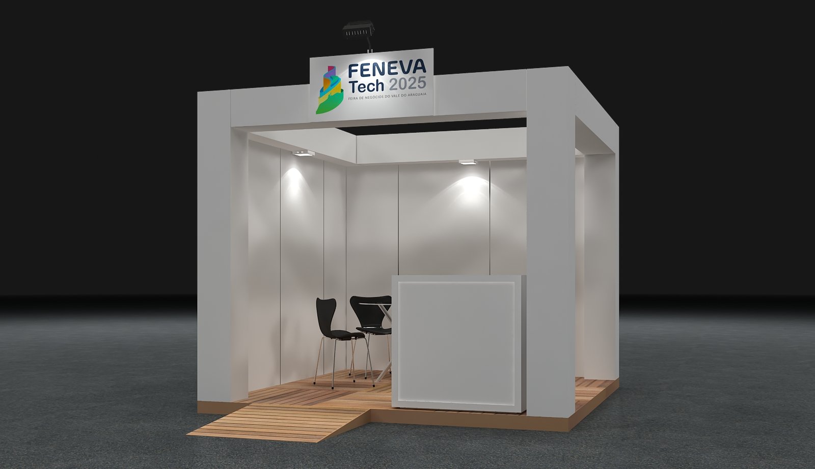 Basica 3x3m esquina - FENEVA Tech 2025