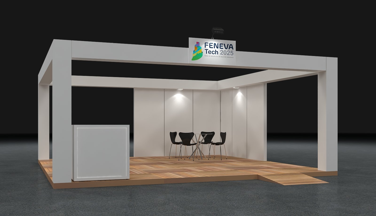 Basica 6x6m ilha - FENEVA Tech 2025